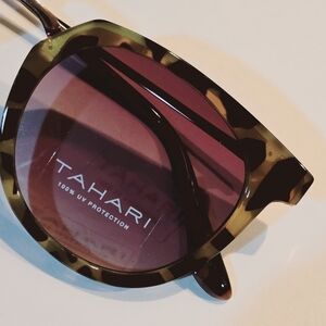 NEW Tahari Womens sunnies sunglasses tortoise leopard animal print spots